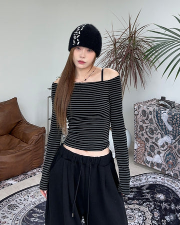 Aka Stripe Off T-Shirt